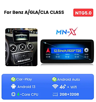 Junsun 4G Android магнітолу Mersedes Benz A Class W176 / GLA X156 / CLA C117 2013-2015 4G(4GB 64GB)NTG 5.0 12"