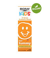 Bioray, NDF Tummy, смесь из 11 штаммов пробиотиков, со вкусом малины, 60 мл