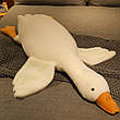 Плед-подушка іграшка гусак-обіймась 3в1 100 см білий (27264), фото 2