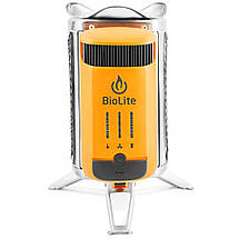 Поративний пальник-зарядка на дровах Biolite Campstove 2+ | Генерує електроенергію для зарядки ліхтариків, мобільних телефонів, фото 6