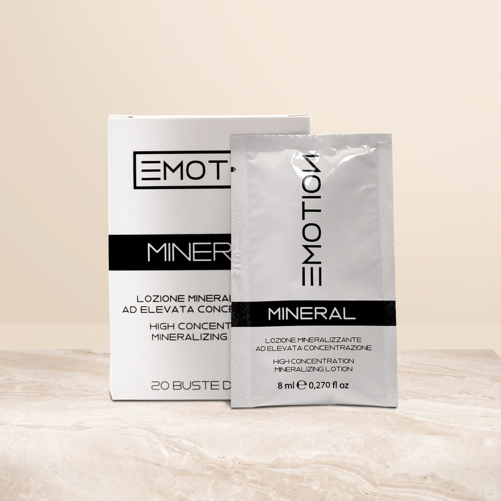 MINERAL 20 BUSTINE EMOTION МІНЕРАЛЬНИЙ ЛОСЬЙОН реконструкція і захист волосся 20*8 мл (Оригінал), фото 1