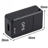 Міні GSM GPS трекер GF-07 з вбудованими магнітами для кріплення, фото 3