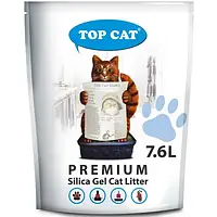 Наполнитель для кошачьего туалета Top Cat premium силикагелевый 7.6 л