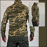 Штурмовая зимняя боевая тактическая рубашка флис всу огнеупорная ubacs пиксель, боевая рубаха