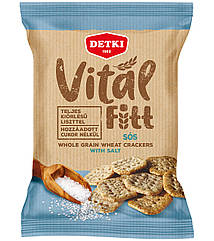 Крекери "VITAL Fitt" з сіллю, 100 г Detki