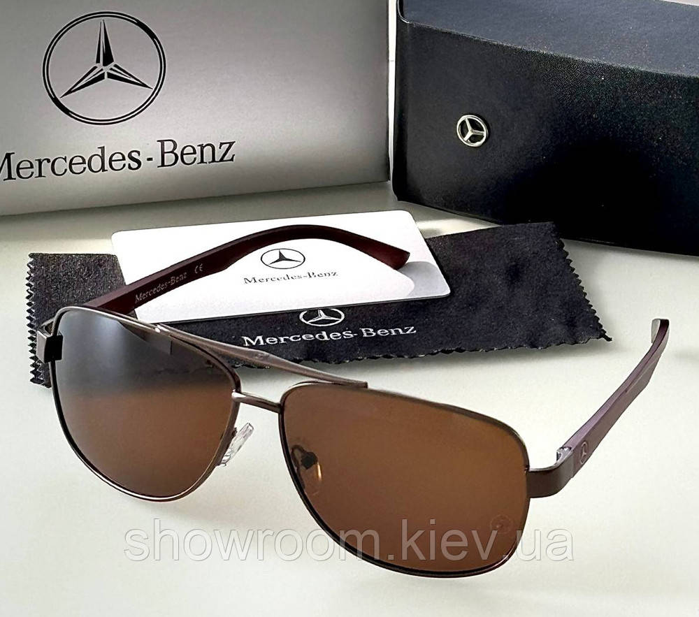 Чоловічі сонцезахисні окуляри Mercedes (816) brown