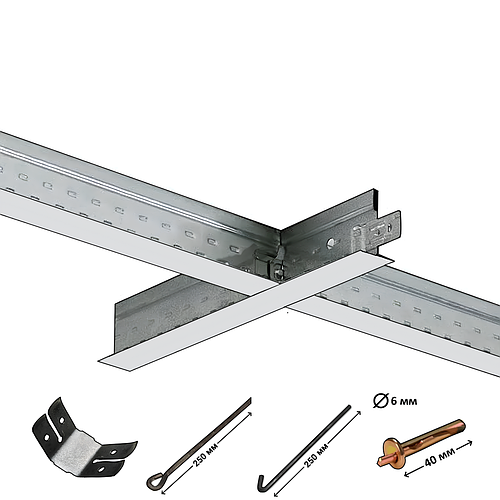 Каркас подвесного потолка T-24 типа армстронг, EcoStyle (ID#2098303883 ...