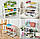 Регульована полиця для кухонного приладдя 38-70 см FlexiKitchen Rack, фото 3