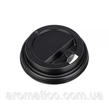 Кришка пластикова, d=90 мм (чорний) 50 шт