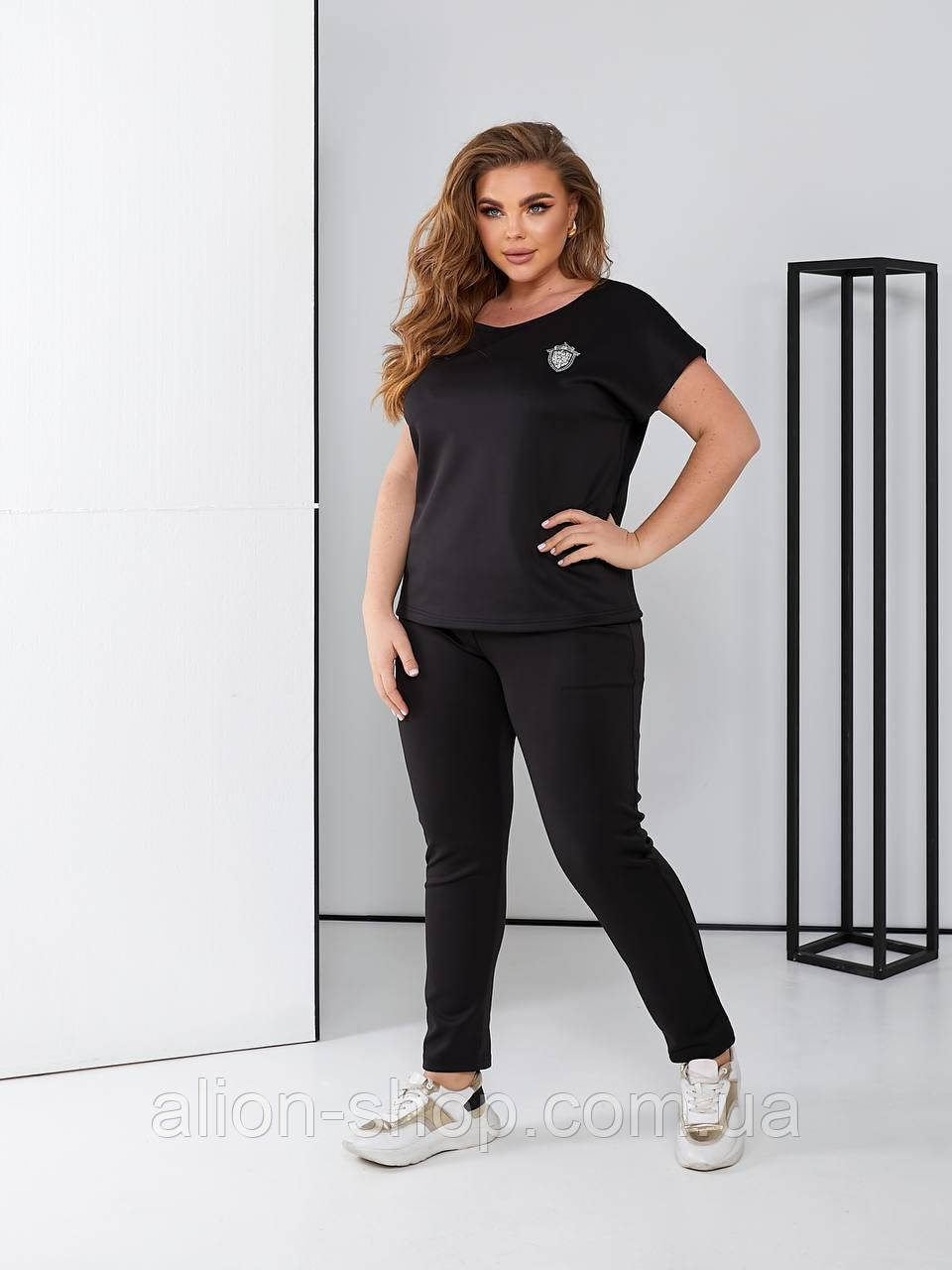 Жіночий літній спортивний костюм батал новинка 2024, фото 1