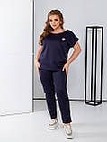 Жіночий літній спортивний костюм батал новинка 2024, фото 6