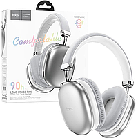 Беспроводные наушники с MP3 плеером Hoco W35 Max Joy Silver Оригинал! | 90 часов, BT5.3, microSD, AUX