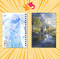 Блокнот на пружині в клітинку 48 арк. Frieren / Фрірен