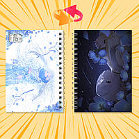 Блокнот на пружині в клітинку 48 арк. Frieren / Фрірен 002