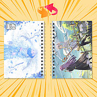 Блокнот на пружині в клітинку 48 арк. Frieren / Фрірен 003