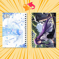 Блокнот на пружині в клітинку 48 арк. Frieren / Фрірен 005