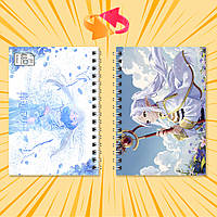 Блокнот на пружині в клітинку 48 арк. Frieren / Фрірен 007