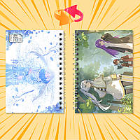 Блокнот на пружині в клітинку 48 арк. Frieren / Фрірен 010