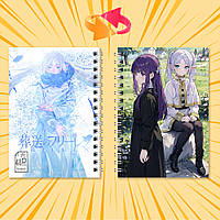 Блокнот на пружині в клітинку 48 арк. Frieren / Фрірен 012