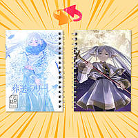 Блокнот на пружині в клітинку 48 арк. Frieren / Фрірен 013