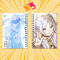 Блокнот на пружині в клітинку 48 арк. Frieren / Фрірен 014