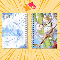 Блокнот на пружині в клітинку 48 арк. Frieren / Фрірен 019