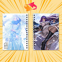 Блокнот на пружині в клітинку 48 арк. Frieren / Фрірен 020