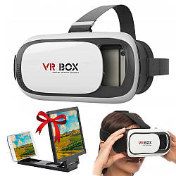 Окуляри віртуальної реальності VR BOX + Подарунок 3D збільшувач екрану Enlarged screen F1 / VR шолом для смартфона