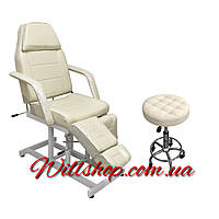 Кресло кушетка для педикюра СН-246 Т + стул мастера А-536