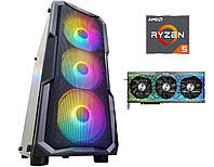 Игровой компьютер DarkFlash, AMD Ryzen 5 5600 4.4GHz, RAM 32ГБ, NVME 1ТБ, RTX 3090 24ГБ GDDR6X