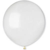 Кулька повітряна 48 см пастель КНР, колір прозорий