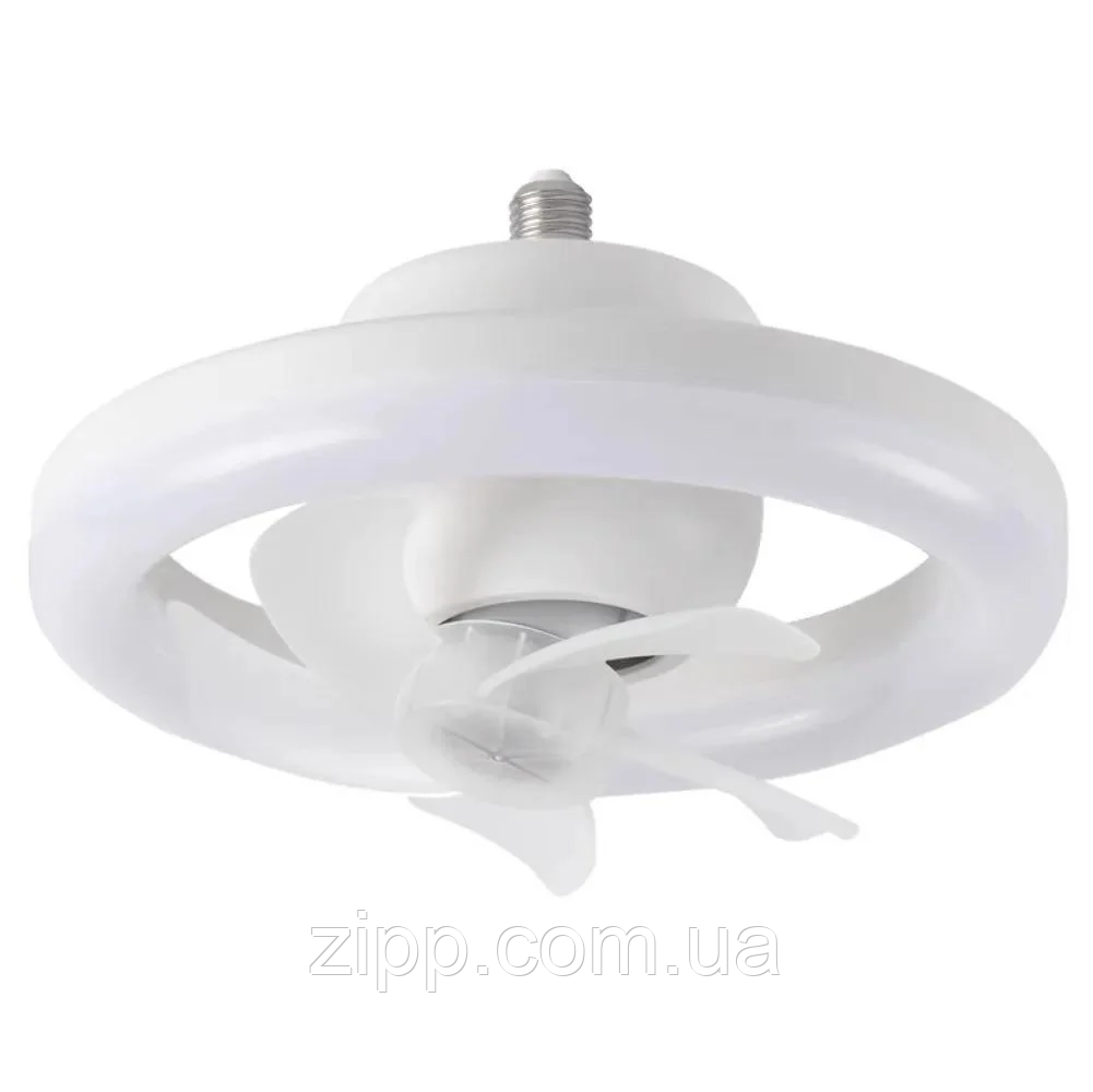 Лампа - вентилятор в патрон+пульт LED AROMATHERAPY FAN LIGHT CHP-008