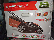Акумуляторна газонокосарка Yard Force LM G40A 40см 40В 4.0Ah, фото 8