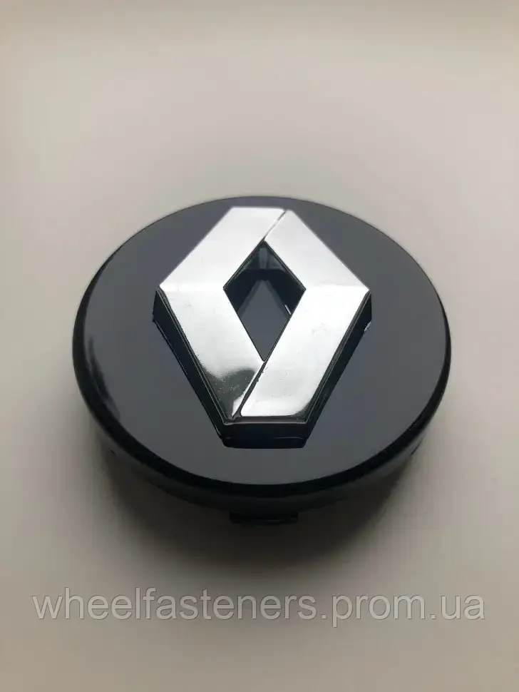 Ковпачок заглушка Renault чорні на литі диски ( 60 - 58 )