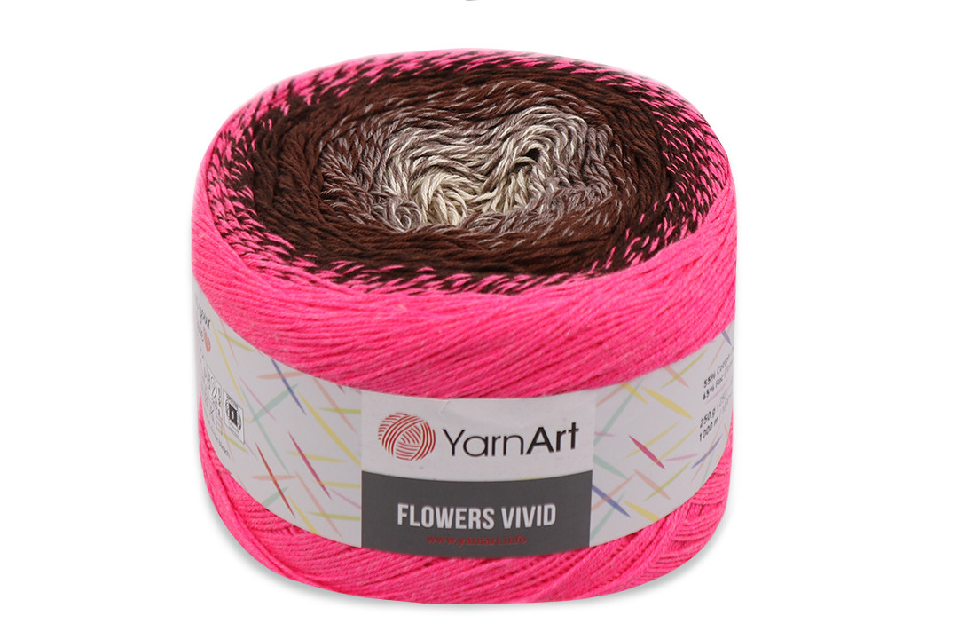 YarnArt Flowers Vivid, №501 купити інтернетмагазин товарів для