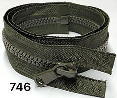 Застібка Блискавка Трактор 60см Косий Зуб (Тип 8) хакі