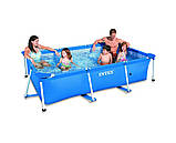 Басейн прямокутний каркасний (220 x 150 x 60 см, 1630 л) Intex 28270 Синій, фото 2