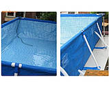 Басейн прямокутний каркасний (220 x 150 x 60 см, 1630 л) Intex 28270 Синій, фото 4
