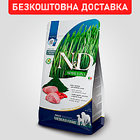 Сухой корм Farmina N&D SPIRULINA для взрослых собак средних и крупных пород, ягненок и ягоды годжи, 7 кг