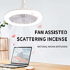 Лампа - вентилятор у патрон+пульт LED Multi-Function Fan Light CHP-006, фото 5
