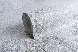 Шпалери вінілові спінені на флізеліновій основі Vinil Дамір ДХV-1486/5 сірий 10,05 x 1,06 м