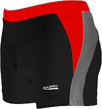 Плавки-боксери для чоловіків Aqua Speed DARIO 6234 чорний, червоний, сірий Чол 48-50 (L)