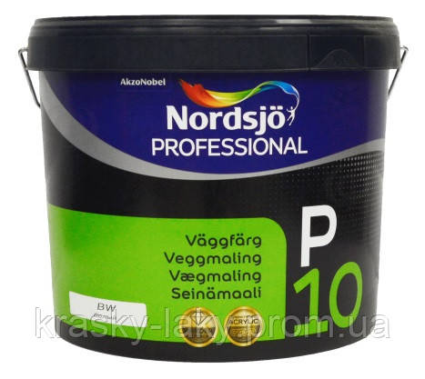 Фарба Sadolin Nordsjo Professional P10 акрилова стійка до миття, 10л