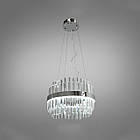 Світлодіодна кришталева люстра в стилі Арт-Деко колір каркасу хром D-951/400CH, фото 3