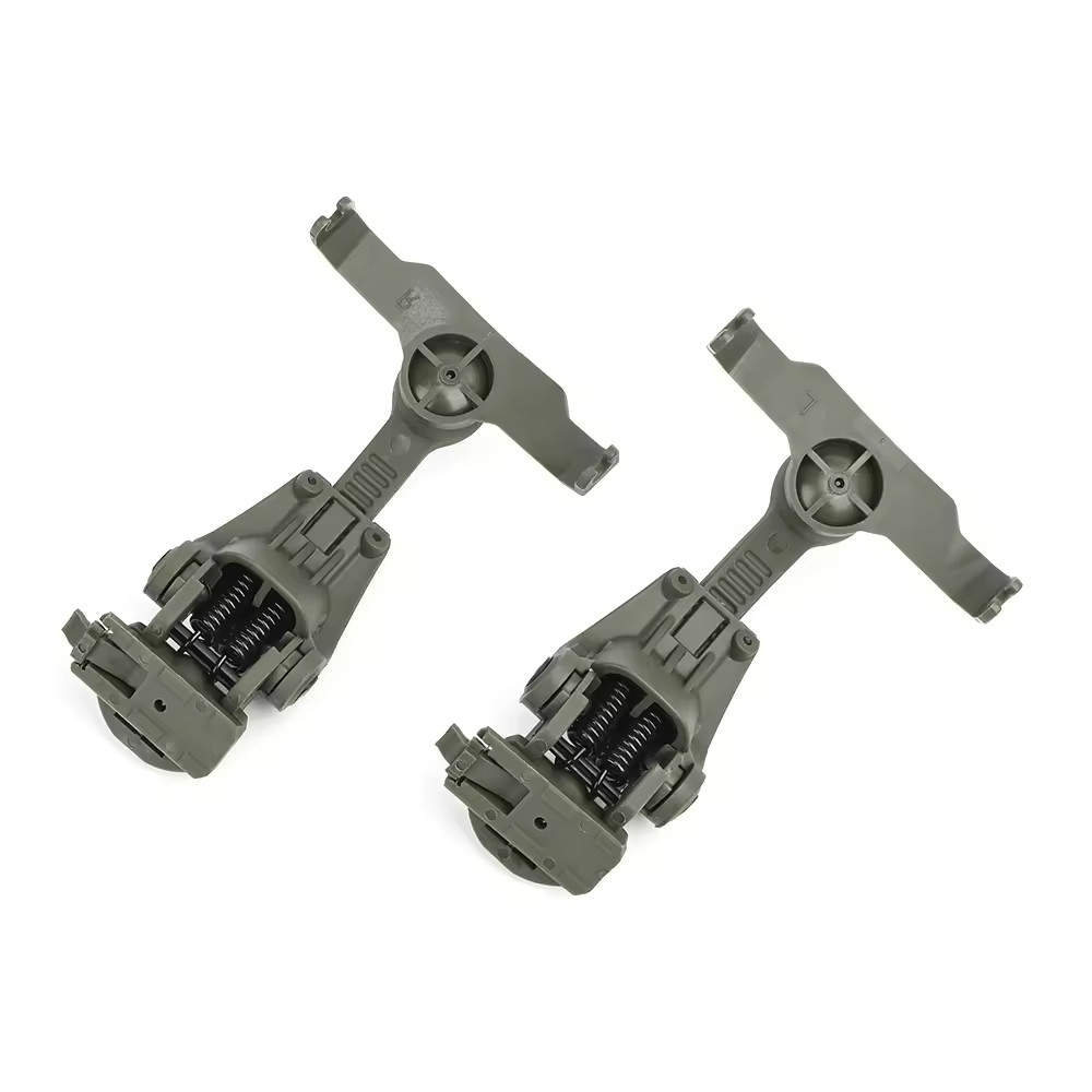 Кріплення на шолом каску для Walkers Razor + запасні скоби, Олива (Чебурашка), фото 1