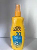 Сонцезахисний лосьйон-спрей для дитячої шкіри SPF 30 Avon Care+Sun, 150 ml