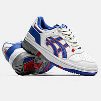 Мужские кроссовки Asics EX89 New York Knicks, белый, синий, красный, серый, Вьетнам