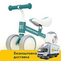 Детский беговел 6 дюймов (стальная рама, колеса EVA) PROFI KIDS MBB 1015-1 Голубой