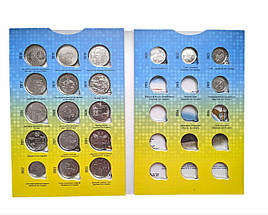 Повний набір з 27 пам’ятних обігових монет 2018-2025 року присвячених ЗСУ в тематичному альбомі, фото 3