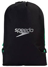 Сумка Speedo POOL BAG AU 15L чорний, зелений Уні 45 x 34